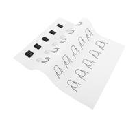 CALLARON Cuscinetto Per Unghie Dito Formazione Unghia A Forma Di Arte Mano Pratica Miscelazione Stuoie Per Unghie Pastiglie Gel Di Silice Transparent