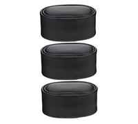 CALLARON Cuscino Espositore per Orologi e Braccialetti in Pelle Pu Nera, Supporto Imbottito per Collezionisti e Vetrine, Resistente e Leggero per Uso in Negozi e Musei, Set da 3 Pezzi