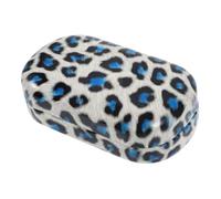 CALLARON custodia per occhiali con stampa leopardata lenti custodia da viaggio per Caso portatile per gli occhi Caso di contatti Astuccio plastica