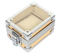 CALLARON Custodia per Orologio da Viaggio Metalloossidabile Coperchio Trasparente, Resistente all'Acqua e Design alla Moda per Proteggere Orologi e Braccialetti a Casa o Viaggio