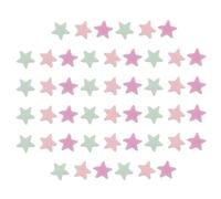 CALLARON Decorazioni Nail Art Rosa in Resina 10 Pezzi e Multiuso a Forma di Stella a Cinque Punte Facili da Usare per Borse e Collane Creative
