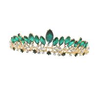 CALLARON diadema nuziale regali di addio al nubilato per Accessori Essere principessa sposa copricapo per donne tiara fascia per corone matrimonio copricapo fascia da sposa Metallo Verde