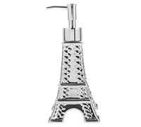 CALLARON Dispenser Ricaricabile per Liquido con Pompa Design Torre Eiffel per Shampoo Doccia per Bagno e Hotel