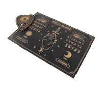 CALLARON Dowsing Board Tavola da Rabdomante in Legno Nero, Tavola Pendolo per Divinazione e Decorazione Altare, per Streghe e Principianti, Stanza e Pendolo Rabdomantico