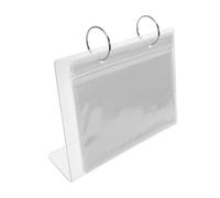 CALLARON Espositore in Cartone Per Campioni Di Unghie Organizer Da Scrivania Per Salone Porta Biglietti Da Visita Album Per Adesivi Accessori Per Manicure Libro Portaoggetti Espositore Per