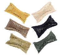 CALLARON Fasce Per Chioma Larghe 6 Pezzi in Colori Assortiti Elastici Per Di Cavallo Accessori Per Chioma e Bambina Elastici Decorativi e Pratici Per Chiome Folte Per Quotidiano e Speciali