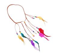 CALLARON fascia bohémien accessori per da festival fasce annodate per le donne fascia per donna fasce per ragazze Banca bohémien fascia per la testa con nappe fascia di piuma