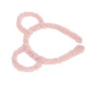CALLARON fascia per orecchie da coniglio fasce per il trucco per le donne coda cerchio di di animali fasce per la testa orso copricapo cosplay fasce di design animale Peluche rosa