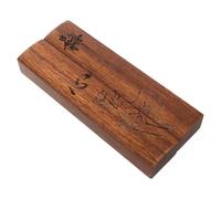 CALLARON Fermacarte Portatile e Design Orientale Classico in Legno Massello Set 2 in o All'aperti per Calligrafia Cinese, Set 2 Portatile e in o All'aperti per Studenti e Artisti