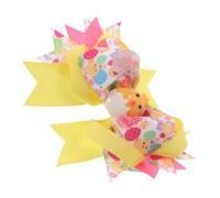 CALLARON Fermagli Per Pulcino Pasquale Con Fiocco Accessorio Festivo Per Bambine Per Feste Di Pasqua Compleanni e Cosplay