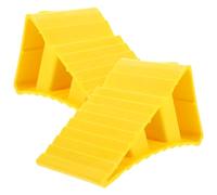 CALLARON Fermaveicoli Antiscivolo per Auto, Set di 2 Cunei per Ruote in Materiale Resistente, Blocco di Allineamento Ruote per Parcheggio Sicuro e Stabilità Veicolo