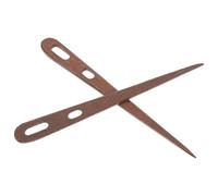 CALLARON Ferri da Tessitura in Legno Cruna Grande Doppia, Ago per Lavori a Maglia e Uncinetto per Arazzi, Set per Forniture Artigianato Fai da Te, Strumenti Ergonomici per Tessitura