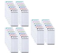 CALLARON Fogli di Bilancio 36 Pezzi Schede per Controllo Spese, Inserti per Planner Portatile Fori Colorati, Accessorio per Gestione Budget Quotidiano Casa Ufficio