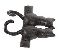 CALLARON Gancio Decorativo da Parete in Ferro Retrò a Forma di Animale, Gancio per Cappelli e Cappotti, Arredamento Vintage per Casa e Ingresso, Supporto Pratico per Appendiabiti in Camera