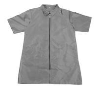 CALLARON grembiule da barbiere abbigliamento da lavoro manica per le donne uniformi vestiti per la toelettatura del cane uniforme da toelettatura Nylon poliestere Grigio