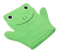 CALLARON Guanto Esfoliante per Bagno a Doppia Faccia Verde a Forma di Rana, Versatile e Comodo la Pulizia Delicata della Pelle Durante la Doccia