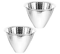 CALLARON Kit 2 Pezzi Riflettori per Torcia LED Accessori di Ricambio per Faretti da Campeggio e Illuminazione Esterna 45X32X12Mm