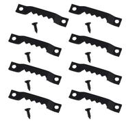 CALLARON Kit 200 Ganci Appendini per Quadri con 400 Viti, Ganci a Dente Singolo in Metallo, Piccoli per Cornici, Orologi da Parete e Decorazioni, Kit per Appendere Quadri con Fissaggio