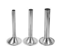CALLARON Kit 3 Pezzi Tubi per Insaccare Salsicce in Acciaio Inox 1.5/2/2.5 Cm per Tritacarne 10~12 Compatibile, Accessori per Insaccatrice da Cucina e Preparazione Salsicce, Riempitori