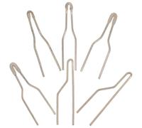 CALLARON Kit 6 Punte per Pirografia in Filo Metallico ad Alta Impedenza, Ricambi per Macchina Pirografica, Punte per Combustione Legno, Compatibili per Uso Professionale e Principianti