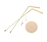CALLARON Kit di Bacchette da Rabdomante e Tappetino in Rame con Pendolo | Bacchette da Rabdomante, Kit di Divinazione Portatile, per Casa e Viaggio, per Acqua, Tesori e Oggetti Sepolti