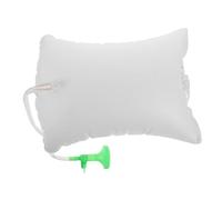 CALLARON Lavatesta Gonfiabile Portatile Soluzione Comoda in Plastica Bianco per Anziani e Pazienti Allettati per Lavaggio Chioma a Casa