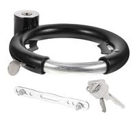 CALLARON Lucchetto Rotondo Multifunzione per Bici Elettrica e Mountain Bike, Lucchetto Elettrico Robusto in Acciaio Inox Bloccaggio Freno a Disco, Protezione Antifurto per Scooter