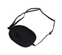 CALLARON Maschera Occhio Singolo Regolabile Nero per Ambliopia e Strabismo Copertura Comfort per Allenamento Occhio Adulti