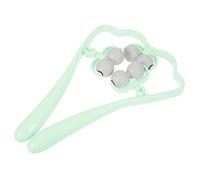 CALLARON Massaggiatore Muscolare Manuale Per Collo Con Palline Verde Rullo Domestico Per Massaggio Cervicale Profondo Portatile e Multifunzionale Per Sollievo Da Tensioni e Dolori Al Collo