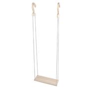 CALLARON Mensola da Parete in Legno Sospesa Pratica e Decorativa Materiale Sintetico Beige per Esposizione di Vestiti e Scarpe in Stile Creativo Semplice e Moderno
