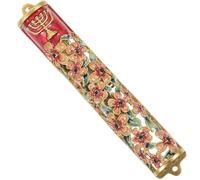 CALLARON Mezuzah per Porta con Rotolo Benedicente, Copertina in Metallo Resistente e Decorazione Ebraica per Ingresso, Ornamento Hanukkah con Scrittura Religiosa per Casa Ebraica