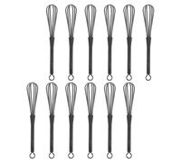 CALLARON Mini Frusta in Plastica per Tintura Chioma 12 Pezzi, Miscelatore Colore Compatto per Parrucchiere, Strumento Versatile per Mescolare Tinture e Creme, Uso