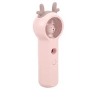 CALLARON Mini Macchina Spray Portatile Facciale Flacone Spray Da Salone Umidificatore Per Il Viso Per La Cura Della Pelle Umidificatore a Vapore Per Il Viso Rosa Addominali