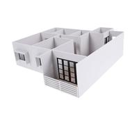 CALLARON Modello di Appartamento in Miniatura con Sezioni Interne Kit di Assemblaggio Manuale per Modellismo Architettonico per Hobby e Decorazioni