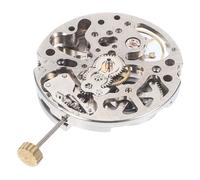 CALLARON Movimento Automatico per Orologio in Rame Argento, Scheletro | Ricambio per Sostituzione e Orologeria, Installazione Semplice, Carica Automatica, Precisione Affidabile