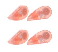 CALLARON Nastro Correttore Cuore Rosso 2 Pezzi per Studenti, Facile da Usare, in Plastico Design Creativo e Forma a Cuore, per Scuola e Correzioni Rapide Stili multipli