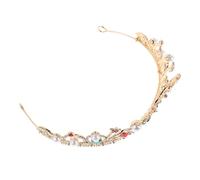 CALLARON Natalizia con Corna di Renna in Dorata Tiara Bling con e Accessorio Festivo per Costume e Feste di Natale