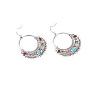 CALLARON Orecchini Donna Vintage Retro Intagliati Mezza con Pendenti Hollow-out in Resistente Design e Chic per Quotidiano e Speciale
