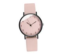 CALLARON Orologio Elegante Da Polso Da Donna Cinturino in Pelle Quadrante Facile Da Leggere Numeri Di Volto Adatto Per Eventi Informali e Lavoro e Rosa