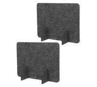 CALLARON Pannello Divisorio per Scrivania Insonorizzato in Feltro 2 Pezzi 30x40 Cm, Schermo Separatore da Tavolo Indipendente per Ufficio e Ristorante, Pannelli Privacy per Spazi di Lavoro