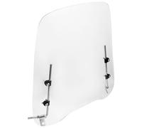 CALLARON Parabrezza Grande Antivento in PC Trasparente per Motociclette e Veicoli Elettrici Montaggio Semplice e Protezione Contro Pioggia per Uso su Strada e Città