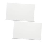 CALLARON Paraspruzzi Angolare per Vasca e Lavandino in PVC 2 Pezzi, Resistente All'olio e Flessibile, Protezione per Pavimento Bagno e Toilette