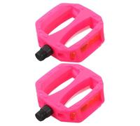 CALLARON Pedali Piatti per Bicicletta, Coppia in Plastica Resistente Superficie Antiscivolo, Compatibili per Bici Ragazzi e Tricicli, Accessorio Sostitutivo per Ciclismo All'aperto