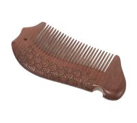 CALLARON Pettine in Legno Portatile a Denti Fini Design a Forma di Pesce, Leggero e Massaggiante, per Uso in Viaggio, Adatto a Uomini e Donne