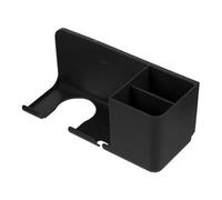 CALLARON Porta Asciugacapelli Cremagliera Organizzatori Del Bagno Ripiano Per Asciugacapelli Accessorio Da Bagno Organizer Per Asciugacapelli Titolare Tiene Montato Pp Black