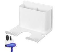 CALLARON Porta Asciugacapelli Muro Adesivo Supporto Per Phon Installazione Senza Forature Organizer Per Strumenti Di Bellezza Bagno Elegante e Funzionale