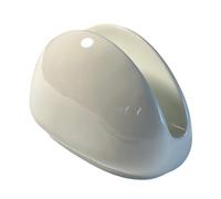 CALLARON Portatovaglioli in Ceramica Bianca Design Minimalista, Base Compatta per Carta da Cucina, per Hotel e Ristoranti