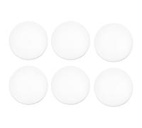 CALLARON Protezione Autoadesiva in Silicone 6 Pezzi, Paraurti e Fermaporta per Porte e Finestre, Pad Fonoassorbente Anticollisione per Casa, Diametro 50 * 5,5 MM