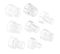 CALLARON Punte Di Ricambio Per Macchina Viso Idrofaciale, Set Da 8 Testine Mini a Bolle D’ossigeno, Accessori Compatibili Plastiche Sicure, Per Uso Estetico Professionale e Personale