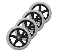 CALLARON Ruote Anteriori per 4 Pezzi Ricambio Resistenti all'Usura Accessori Portatili per Impieghi Gravosi Facile Installazione e Uso Termine